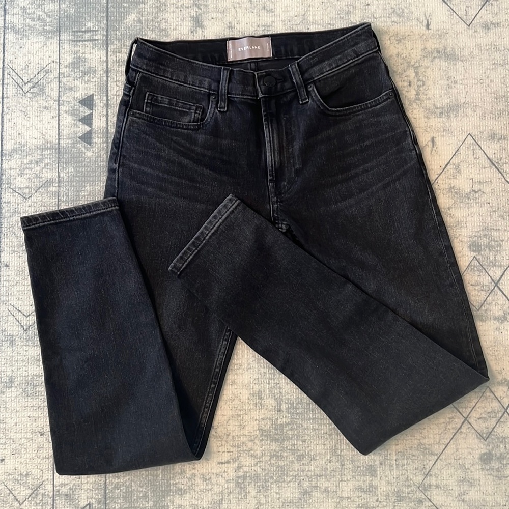 Everlane Mid-Rise Regular Length Skinny Jeans